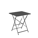 thumbnail of METRO PROFESSIONAL Bistroset klappbar Trigo, 3-tlg., Stahl, 1 Esstisch, 2 Stühle, dunkelgrau