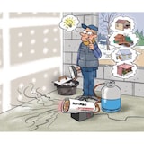 thumbnail of Générateur d'air chaud -   - Roturbo 12000 - 12 kW - Bas - Gris ROTHENBERGER