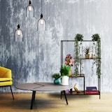 thumbnail of Relaxdays künstliche Hängepflanzen im 2er Set, hängende Kunstpflanzen im Topf, Kunsteukalyptus wie echt, grün/schwarz