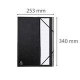 thumbnail of Exacompta - Réf. 56012E - Carton de 12 trieurs Ordonator -  12 compartiments - dim 23,5x 33,5 cm - pour A4 - couleur noir
