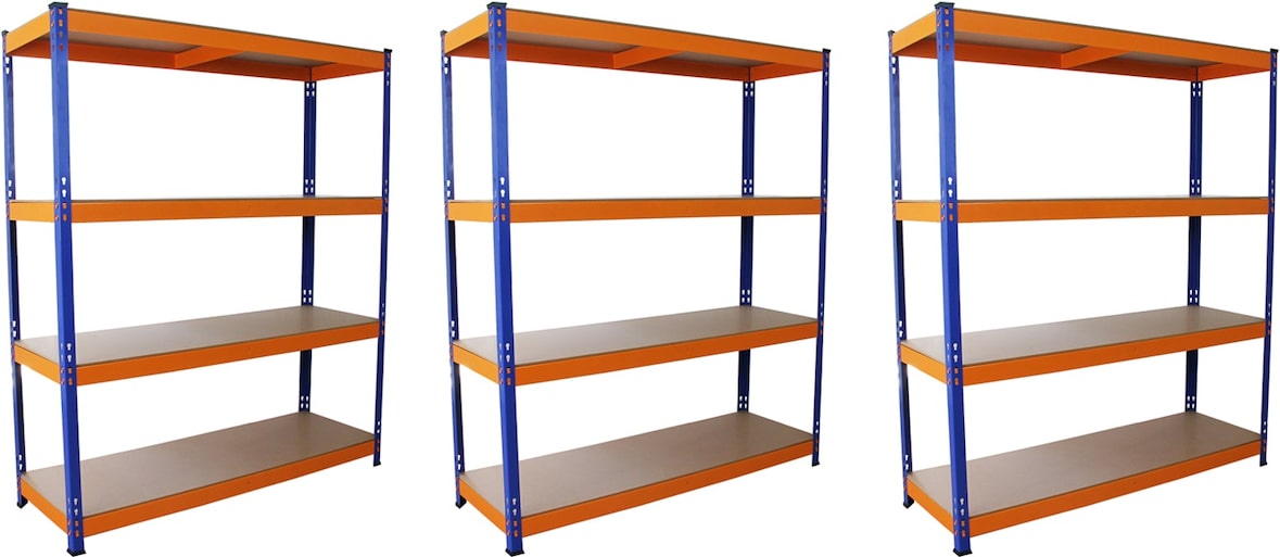 Monster Racking 3 x S-rax Stellingkasten - 150x50x180 cm | Makro