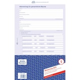 thumbnail of Mietvertrag gewerbliche Räume A4 selbstdurchsch 1 Pack = 5 Stück, blau