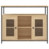 thumbnail of vidaXL Sideboard Sonoma-Eiche 100x35x80 cm Holzwerkstoff