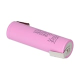 thumbnail of Samsung INR18650-35E – 18650 Li-Ion 3,7 V 3500 mAh mit Z-Lötfahne (ungeschützt)