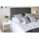 thumbnail of Cabecero De Cama Liso SUEÑOSZZZ Cabecero Para Camas 150 (160 x 57 cm) Tapizado En Polipiel Gris