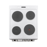 thumbnail of Daewoo F5EH01WL1DE Vrijstaande kookplaat met 4 kookplaten incl.1 flash kookplaat /55L/3 verwarmingsstanden / Gemakkelijk schoon te maken email / Wit