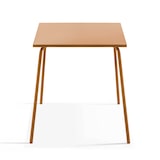 thumbnail of Tavolo da giardino quadrato e 4 sedie caramello