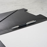 thumbnail of Porte-bloc à rabat Rillstab A4 similicuir noir, RI98850