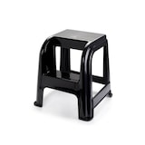 thumbnail of Banco de plástico com degrau, banco de escada prático com dois degraus