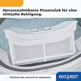 thumbnail of Exquisit Wärmepumpentrockner, 8kg Trockner mit 16 Programmen, Startzeitvorwahl, Knitterschutz, TWP803-030E weiss