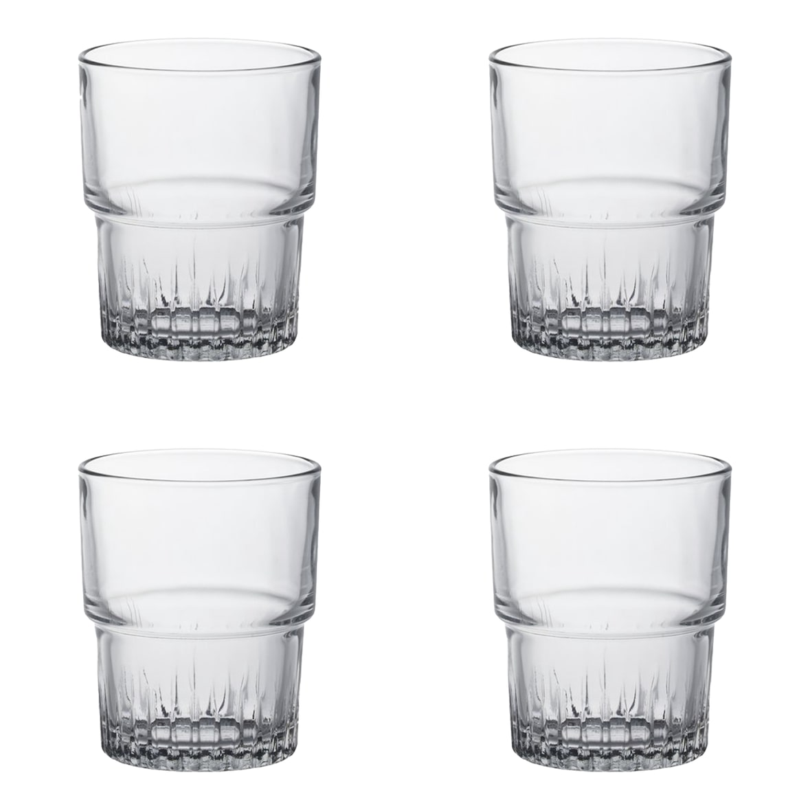 Duralex Trinkglas Empilable 1830C 20 cl Transparent 4 Stück