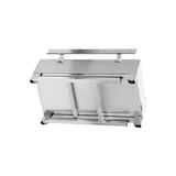 thumbnail of METRO PROFESSIONAL Holzkohlegrill Zondaro, 58 x 31 cm, mit drehbares Spießsystem, Edelstahl, silber