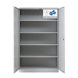 thumbnail of PROREGAL Stahlschrank BEE mit 7 lackierten Fachböden | HxBxT 195x120x42cm | Grau-Grau | Werkstattschrank Werkzeugschrank Aktenschrank Universalschrank