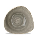 thumbnail of Piatto Fondo/Coppa Triangolare Stonecast Grigio Puntinato, Confezione da 12, cm 18,5
