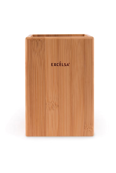 Excelsa portautensili Eco Living bamboo 10xH14,5x10 cm naturale