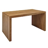 thumbnail of Schreibtisch BOHA Massiv-Holz Akazie Computertisch 140 cm breit Echtholz Design Ablage Büro-Tisch