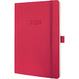 thumbnail of Wochenkalender Conceptum 2024, ca. DIN A5, red, Softcover,1 Woche / 2 Seiten, 192 Seiten