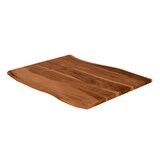 thumbnail of SAM® Tischplatte Baumkante Akazie Nuss 80 x 60 cm CURT