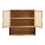 thumbnail of Helloshop26 - Armário/prateleira de parede bege para banheiro 60 x 60 x 20 cm 03_0008899