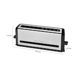 thumbnail of Proficook VK 1133 Envasadora de Alimentos al Vacío Doméstica, 3 mm Sellado, 4 Funciones, Caudal de 12 L/m., 0,8 bares 120W Plata