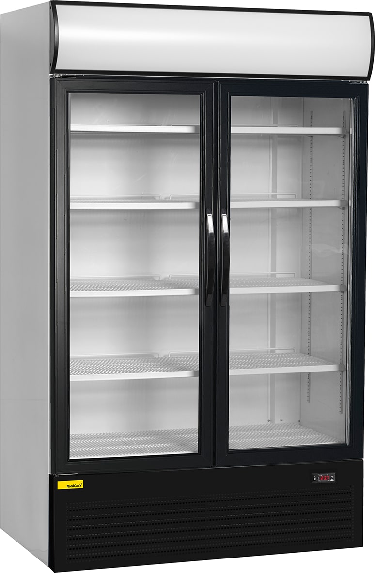 NORDCAP Umluft-Gewerbekühlschrank KU 1950 G-DR, 875 Liter, RAL 9016 (Verkehrsweiß)