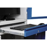 thumbnail of PROREGAL Industrie-PC-Schrank BEAR auf Rollen | HxBxT 170x68x60cm | Grau-Blau