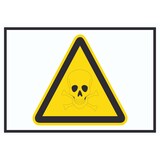 thumbnail of Vorsicht Giftige Stoffe Symbol Schild A4 (210x297mm)