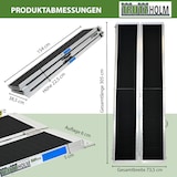 thumbnail of TRUTZHOLM Rollstuhlrampe 305 cm Traglast 272 kg Alu 2-fach klappbar friktionsbeschichtet Kofferrampe