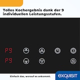 thumbnail of Exquisit Kochfeld EKC300-020 | Glaskeramik | Touch Control | 2 Kochstellen | Rahmenlos | 3000 W