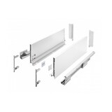 thumbnail of Schubladensystem Weiß Unterflurführungen Soft Close Schubkasten-Set 450mm 168mm