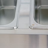 thumbnail of Cleiton® Vitrina de Ingredientes Refrigerada 160x33x44 cm de Acero Inoxidable 8 Cubetas GN 1/4 | Nevera de Ingredientes con Termostato Digital Dixell