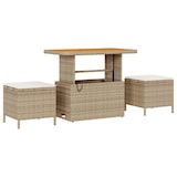 thumbnail of vidaXL Garten-Sofa-Set mit Kissen mit Speicher 8 pcs Beige und Creme