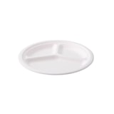 thumbnail of greenbox - Menüteller aus Zuckerrohr Ø 26 cm, 3 Kammern, rund, 50 St.