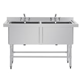 thumbnail of Vogue tiefer Spültisch Doppelbecken 141cm lang