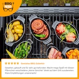thumbnail of BBQ-Nerd® Servierpfännchen aus Gusseisen im 6er Set ?  Grillpfännchen - oval 22,5x13 cm - zum Braten Überbacken Grillen Anrichten Servieren