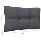 thumbnail of vidaXL Garten-Mittelsofa mit Kissen Weiß Massivholz Kiefer