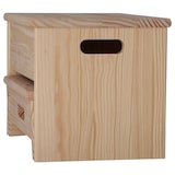 thumbnail of WellHome - Scaletta da banco a 2 gradini rifinita senza vernice 35x25x20 cm