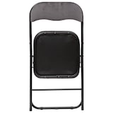 thumbnail of WellHome - Conjunto de 4 cadeiras dobráveis ​​em veludo cinza 44x52x73cm