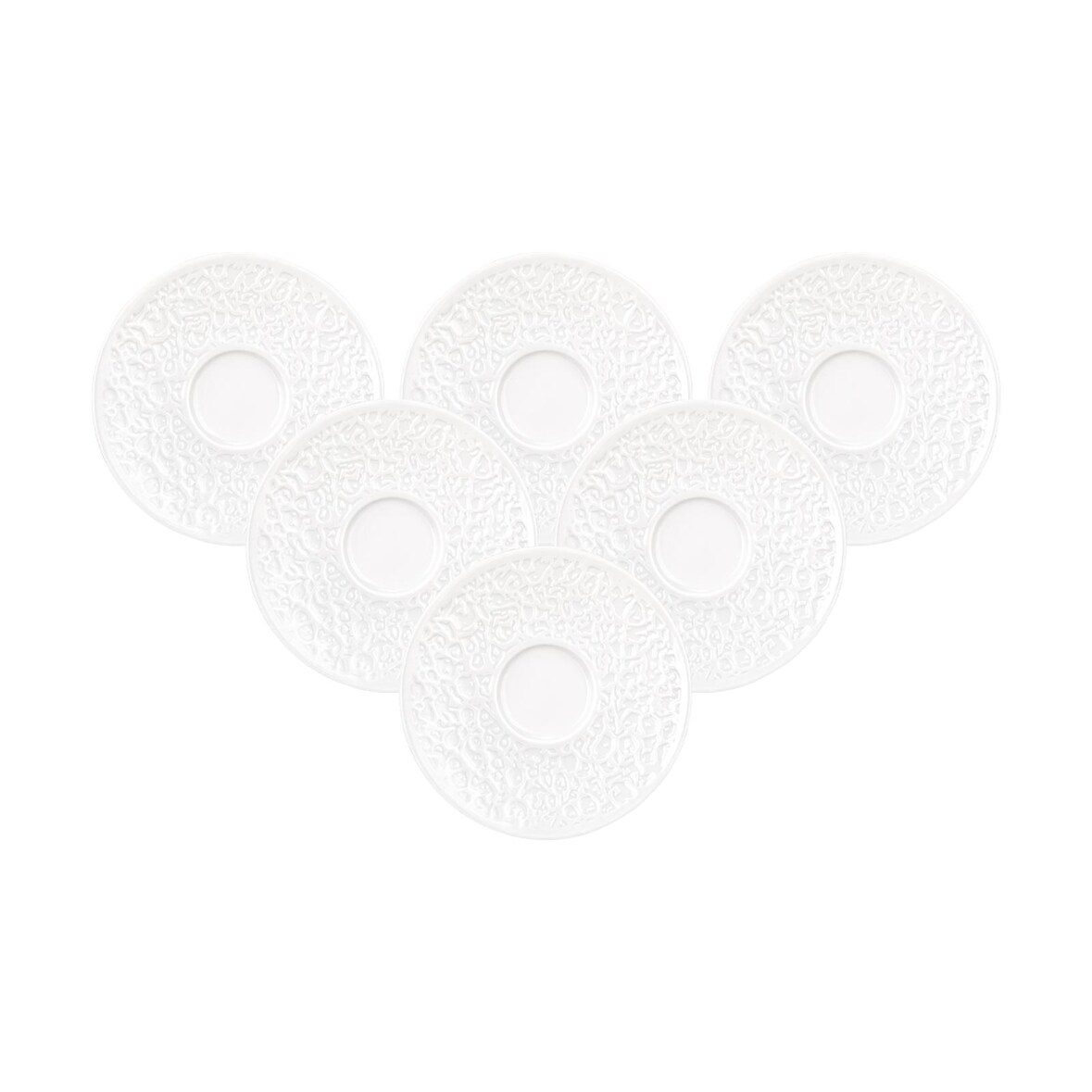 Seltmann Weiden Nori Home Kombiuntertasse ø 13,6 cm Weiß 6er Set
