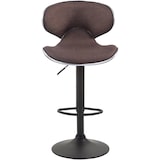 thumbnail of Conjunto de 2 bancos de bar Las Vegas V2 em tecido marrom/preto