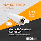 thumbnail of Film para Embalar Blanco 50cm x 300m estirables - SIDI (1 und, Blanco)