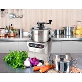 thumbnail of METRO PROFESSIONAL Tritatutto elettrico per verdure GFC1008, acciaio inox, 33.8 x 37.2 x 61.8 cm, 8 L, 800 W, funzione a impulsi, apertura di ricarica