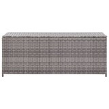 thumbnail of vidaXL Garten-Auflagenbox Grau 150x50x60 cm Poly Rattan