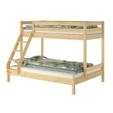 thumbnail of Doppel-Etagenbett 140x200 und 90x200 Erwachsenen-Stockbett Kiefer Massivholz natur V-60.18-09-14 ohne Zubehör