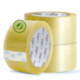 thumbnail of m-office Cinta Adhesiva Transparente, Cinta de Embalar Adhesiva para Embalaje de Cajas, Envíos, Mudanzas y Manualidades  (36mmx120m, x3)