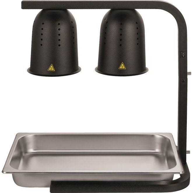 Lampada riscaldante Combisteel nera