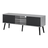 thumbnail of Helloshop26 - Meuble tv design support télé 120 cm panneau de particules mélaminé noir gris clair 03_0005866