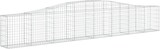thumbnail of vidaXL Gabionen mit Hochbogen 25 Stk. 400x30x60/80 cm Verzinktes Eisen