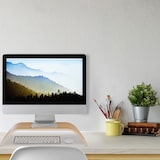 thumbnail of Relaxdays Monitorständer aus Bambus, gebogene Bildschirmerhöhung für Schreibtisch, ergonomisch, HBT 10x52,5x24 cm, natur