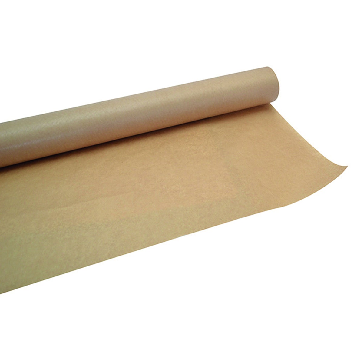 ECOLOMIQUE - 1 Pcs - Rouleau papier kraft brun - 40gsm + PE 10gsm, 12,9 cm largeur x 300 m - ECO210RPK130